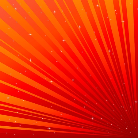 Abstract red background with asterisk and glareのイラスト素材