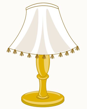 Lamp desk decorativeのイラスト素材