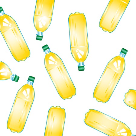 Bottles with juiceのイラスト素材