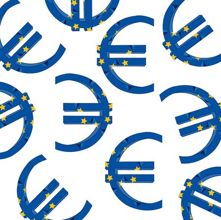 Decorative symbol euroのイラスト素材