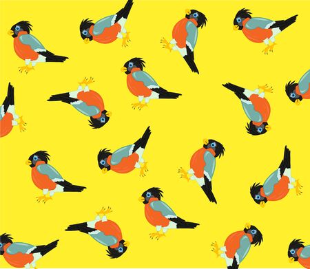 Pattern from birdsのイラスト素材