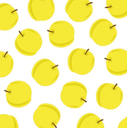 Yellow fruits vectorのイラスト素材
