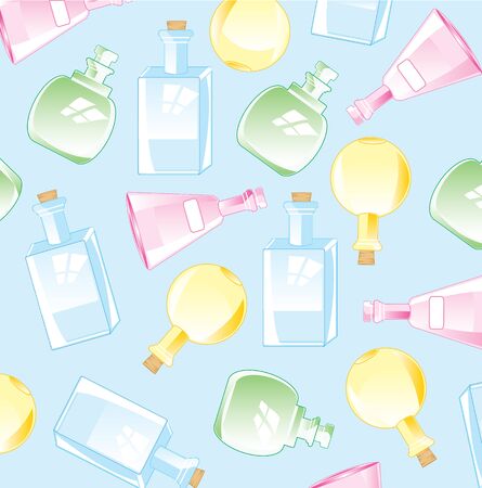 Background from bottlesのイラスト素材