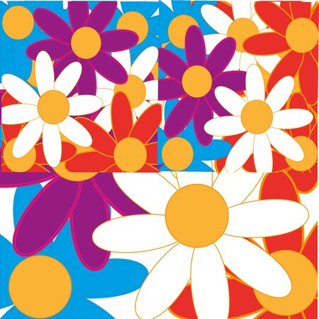 flower background.のイラスト素材