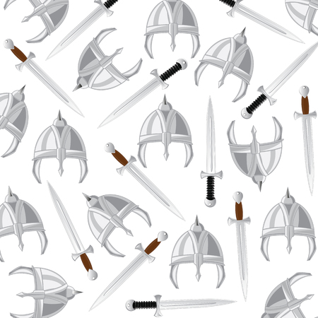 Send and sword patternのイラスト素材