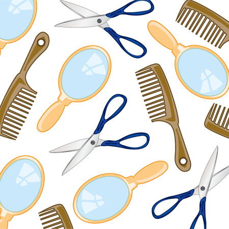 Subjects hygiene patternのイラスト素材