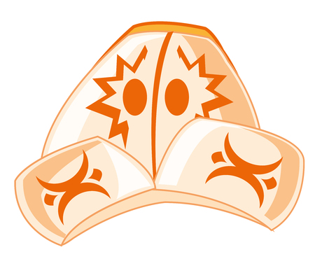 Kazakh national headdressのイラスト素材