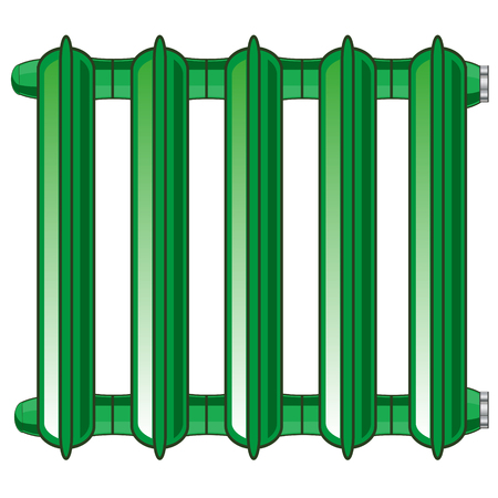 Vector illustration radiator premiseses on white backgroundのイラスト素材