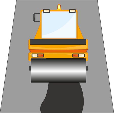 Special technology skating rink for repair of the roadのイラスト素材