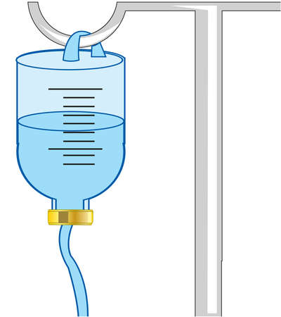 Vector illustration of the medical instrument drop counterのイラスト素材