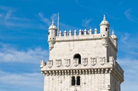 Belem Tower (Torre de Belem). Symbol of the Lisbon, listed in UNESCO World Heritage Siteのeditorial素材
