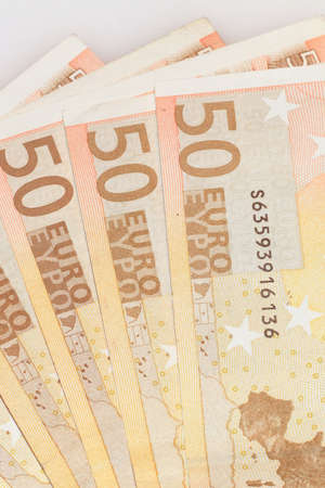 Euro banknotes