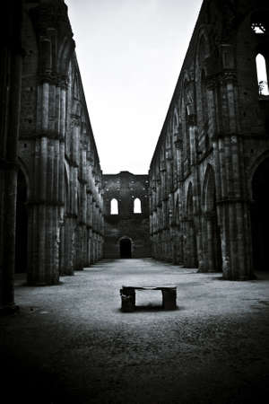 San Galgano - Tuscanyの写真素材