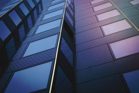 skyscrapers, bottom up view