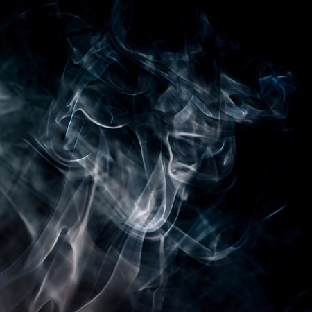 Abstract Smoke In Dark Backgroundの素材