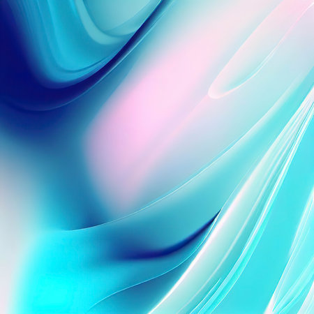 abstract background blue and pink color with smooth lines and waves.の素材