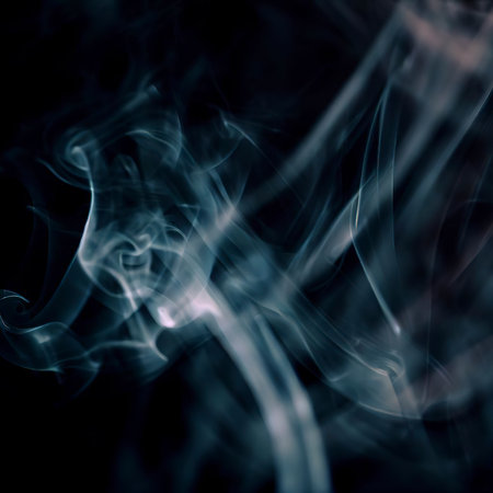 Abstract Smoke In Dark Backgroundの素材