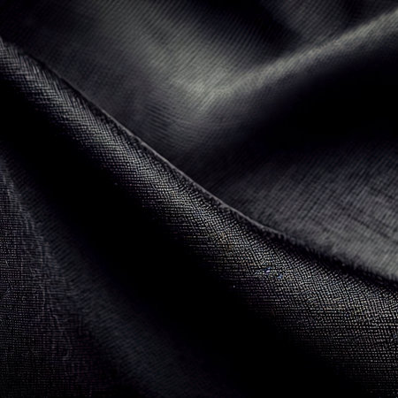 Abstract background with black fabric textureの素材