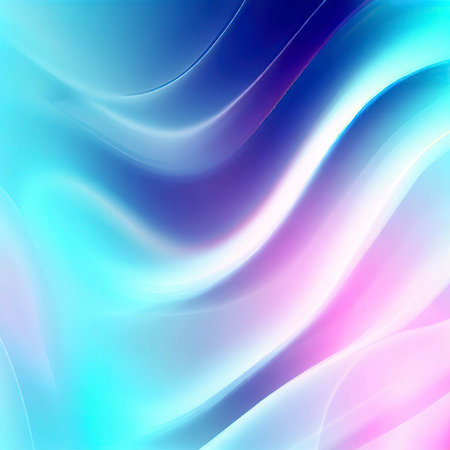 abstract background blue and pink color with smooth lines and waves.の素材