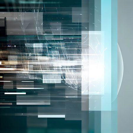abstract futuristic data computer technology business backgroundの素材