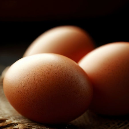Chicken eggs, food that provides great benefits for all ages.の素材
