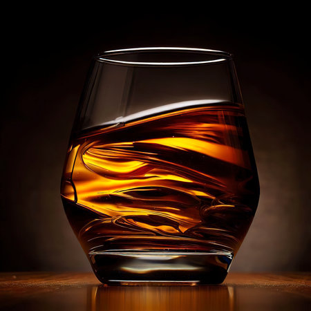 Whiskey made from malt and barley and produced in Scotland that this is the Scotch Whiskey which is the most popular whiskey drinkの素材