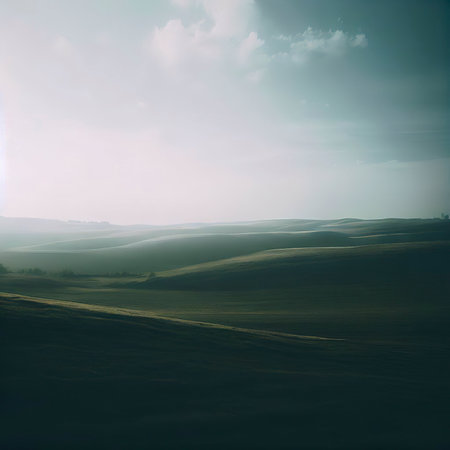 Beautiful shot of landscapes in the daytimeの素材