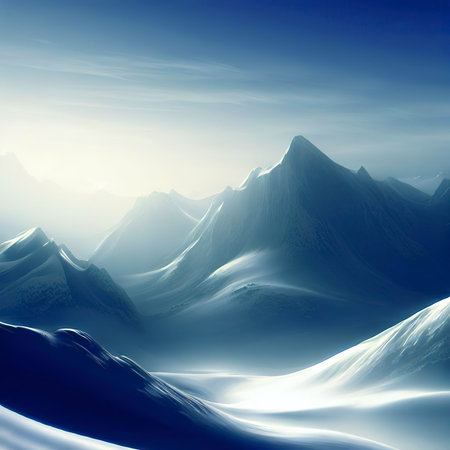 Winter mountainsの素材