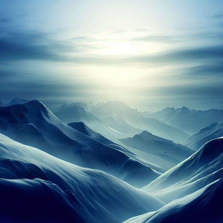 Winter mountainsの素材