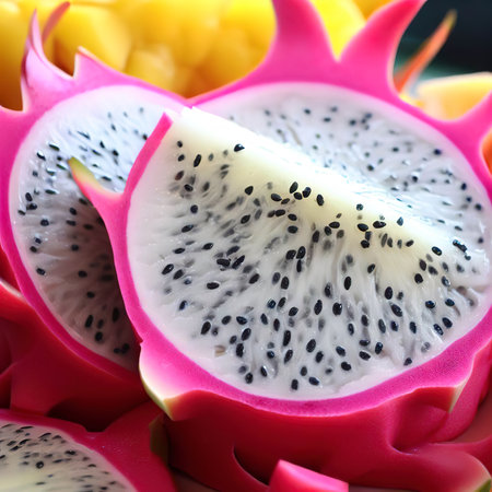 dragonfruit melon dessertの素材