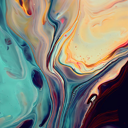 Very beautiful abstract liquid acrylicの素材