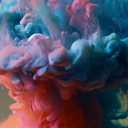 Acryllic color dissolving in waterの素材