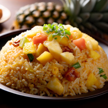 Pineapple fried riceの素材