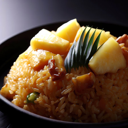 Pineapple fried riceの素材