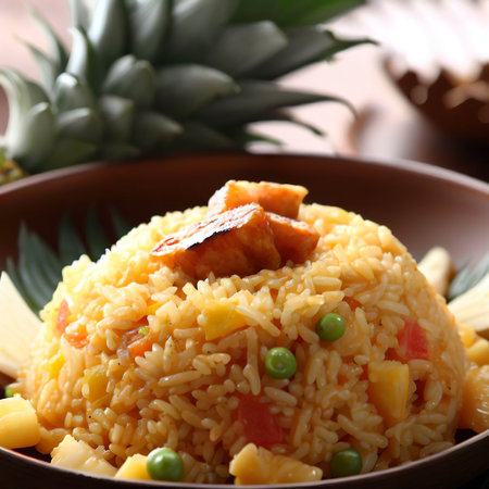 Pineapple fried riceの素材