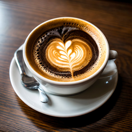 Tablet and hot coffeeの素材