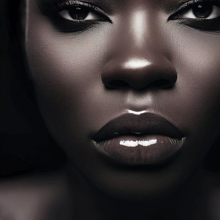 Close up portrait of beautiful womanの素材