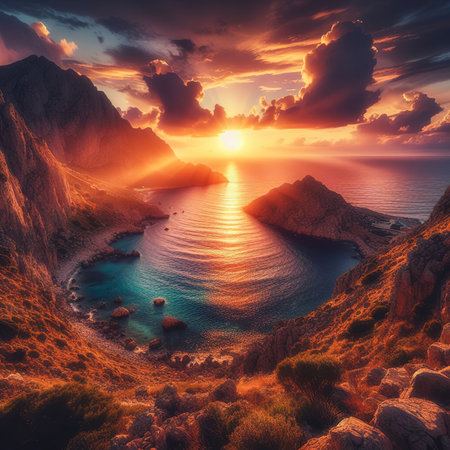 Fantastic view of the nature reserve Monte Cofanoの素材