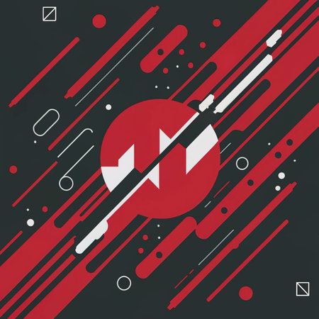 Black and red wallpaper with a red and black backgroundの素材