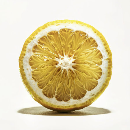 Bergamot isolated on white backgroundの素材