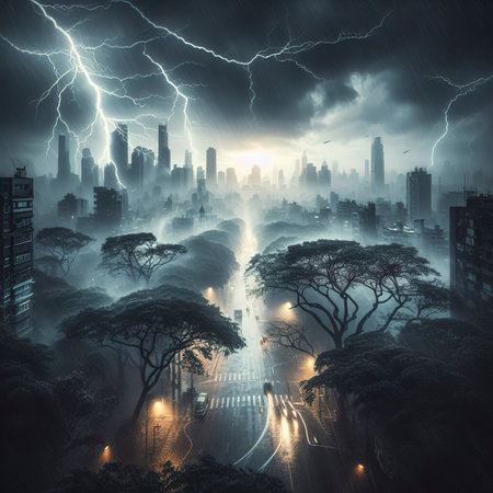a stormy dayの素材