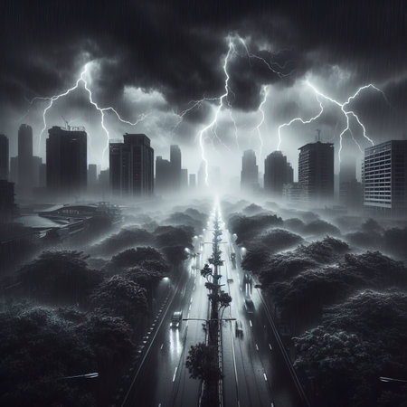 a stormy dayの素材