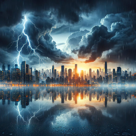 a stormy dayの素材