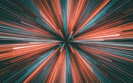 Abstract motion blur effect. Colorful background. Abstract blurred backgroundの素材