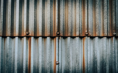 Abstract Background with Grunge Metal Wallの素材