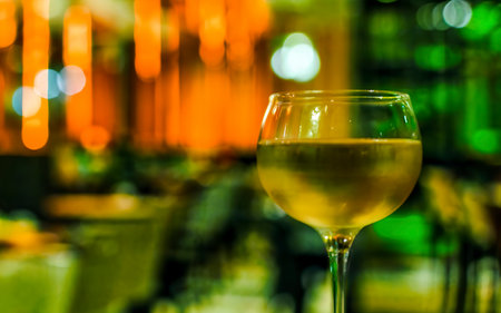 Restaurant abstract blur background with bokeh imageの素材