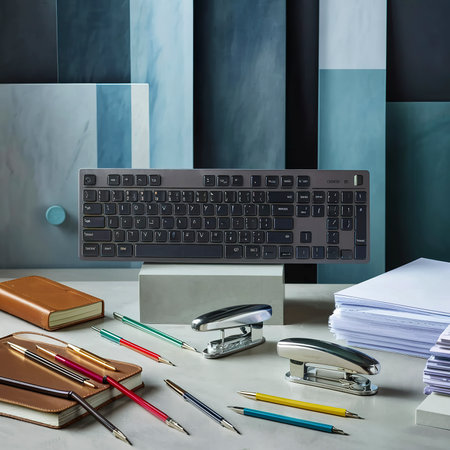 keyboard and office suppliesの素材