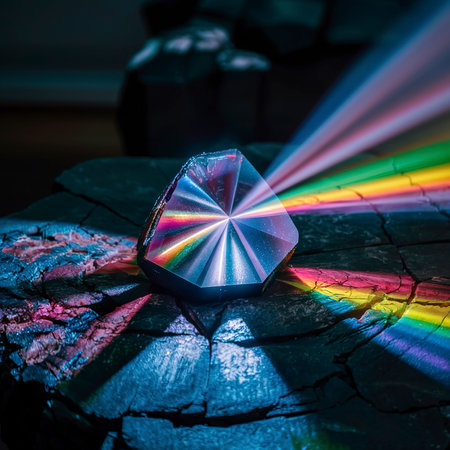 light prism beams dark stoneの素材