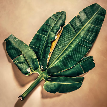 Large banana leafの素材