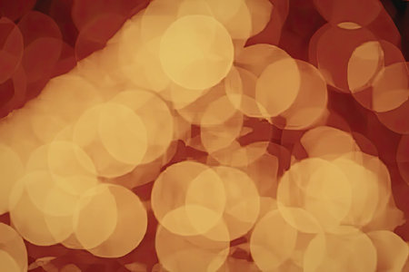 The image is a vibrant and colorful abstract background featuring a collection of orange and red...